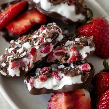 Viral Chocolate Strawberry Yogurt Clusters