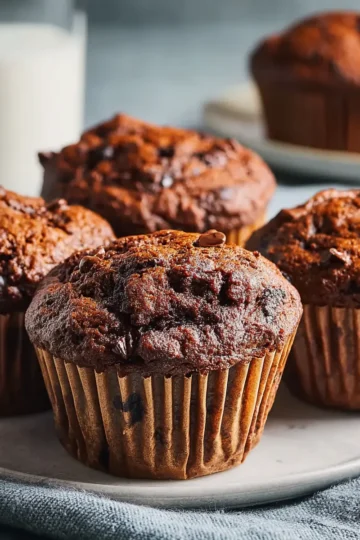 Chocolate Banana Muffins