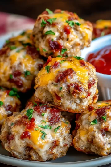 Rotel Cream Cheese Sausage Balls