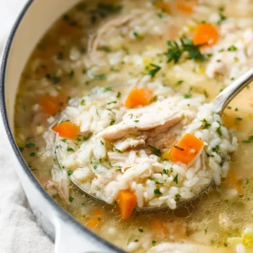 Easy Chicken and Rice Soup