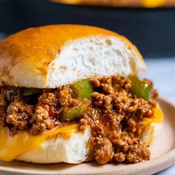 Philly Cheesesteak Sloppy Joes