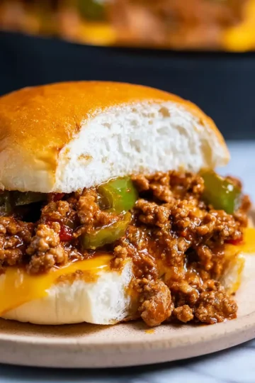 Philly Cheesesteak Sloppy Joes
