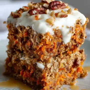 Carrot Cake Baked Oatmeal
