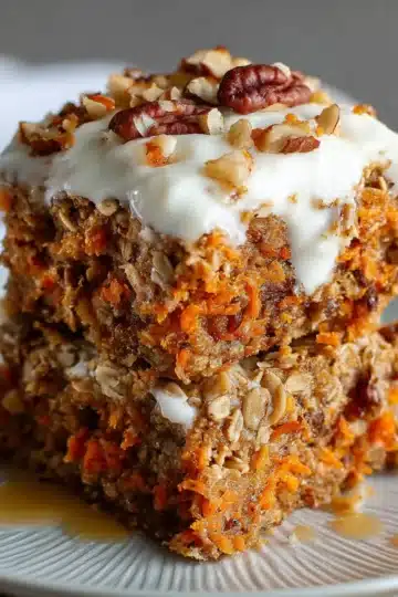 Carrot Cake Baked Oatmeal