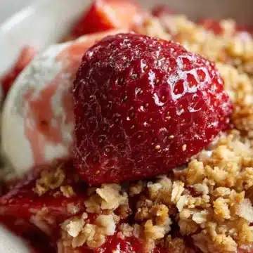 Fresh Strawberry Crisp