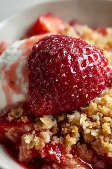 Fresh Strawberry Crisp