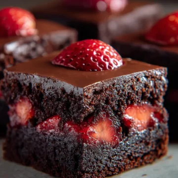 Strawberry Brownies