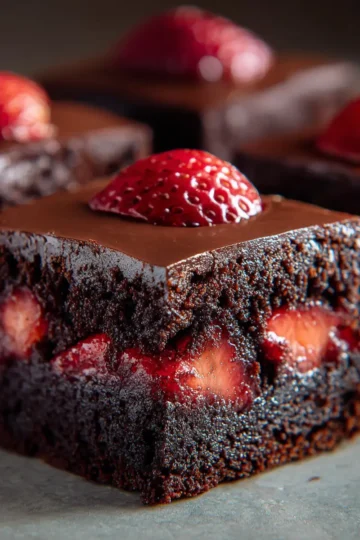 Strawberry Brownies
