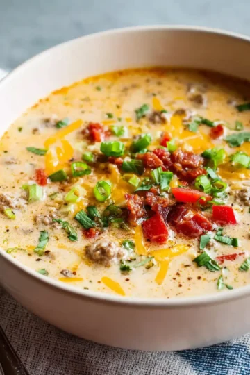 Cheeseburger Soup