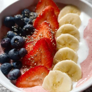 5-Minute Fruit Smoothie Bowl (with Greek Yogurt)