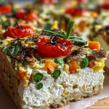 Protein‑Packed Veg & Cottage Cheese Slice