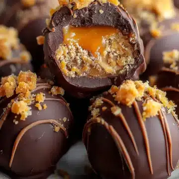Butterfinger Chocolate Caramel Crunch Truffles