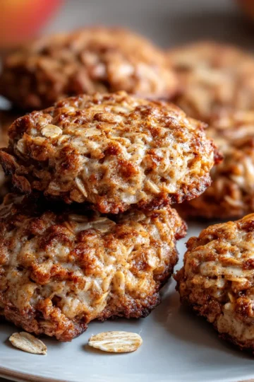 Apple Cinnamon Cottage Cheese Breakfast Cookies