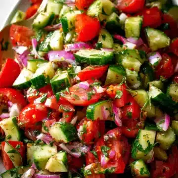 Mediterranean Cucumber Tomato Salad