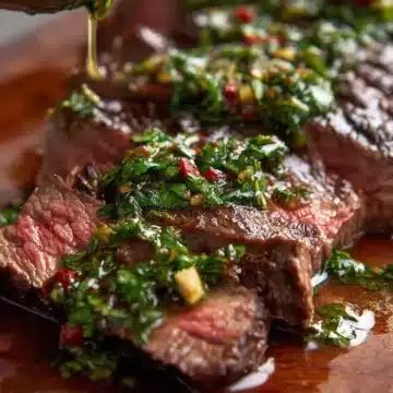 Skirt Steak with Chimichurri Sauce