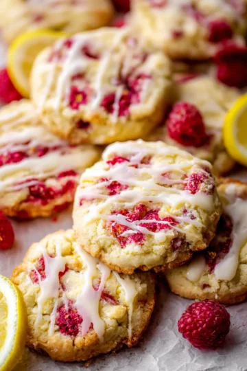 Lemon Raspberry Cookies