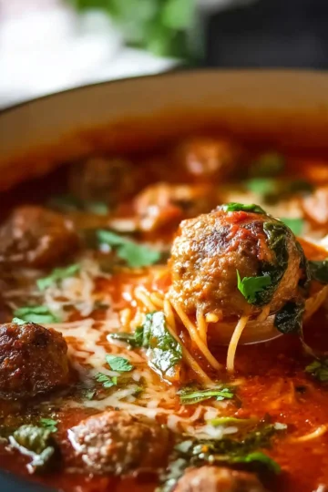 Italian Meatball Soup