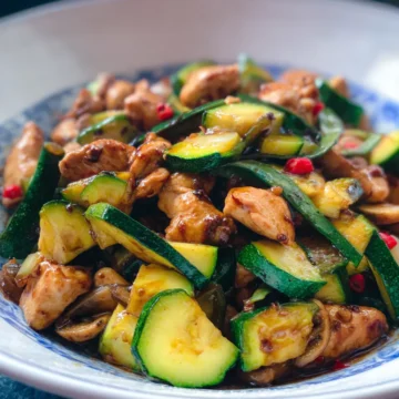 Chicken Zucchini Stir Fry