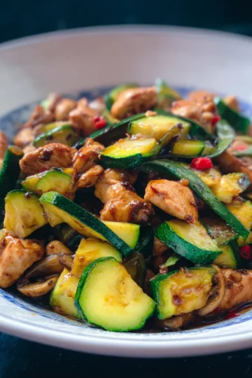 Chicken Zucchini Stir Fry