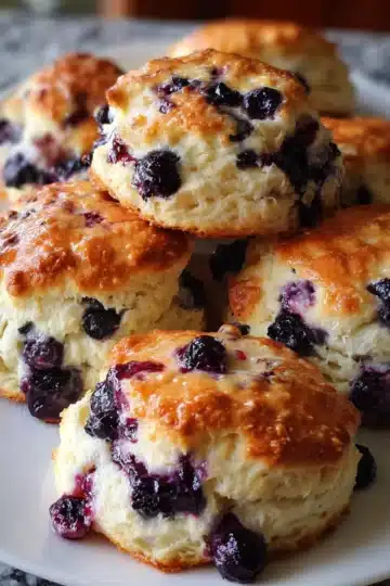 Sweet Blueberry Biscuits