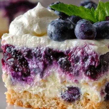 Nova Scotia Blueberry Cream Cake