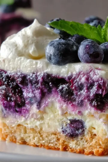 Nova Scotia Blueberry Cream Cake