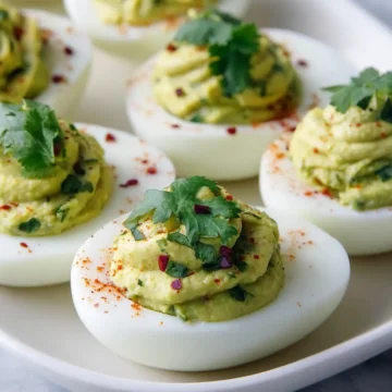 Avocado Deviled Eggs
