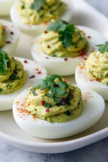 Avocado Deviled Eggs