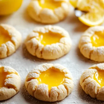Lemon Thumbprint Cookies