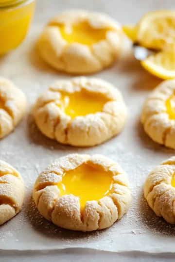 Lemon Thumbprint Cookies
