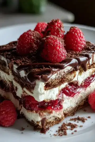Raspberry Chocolate Lasagna
