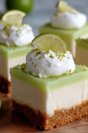 Key Lime Fluff Bars