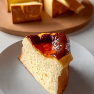 Loaf Pan Basque Cheesecake