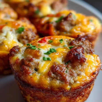 Savory Sausage Breakfast Muffins