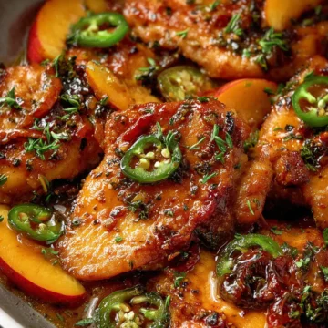 Jalapeno Peach Chicken