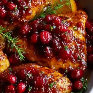 Cranberry Orange Glazed Chicken