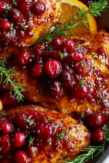 Cranberry Orange Glazed Chicken