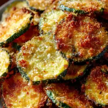 Keto Zucchini Chips with Parmesan