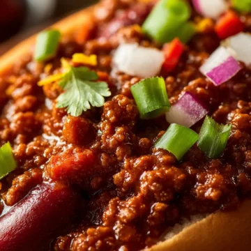 Crockpot Hot Dog Chili