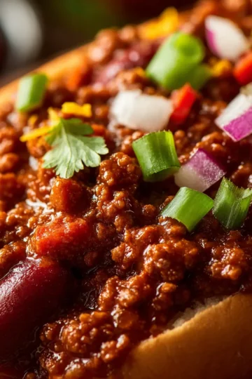 Crockpot Hot Dog Chili