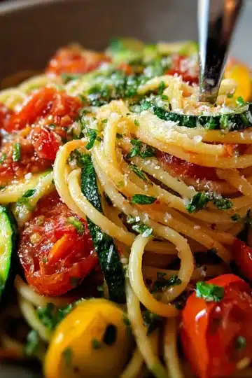 Tomato Zucchini Pasta