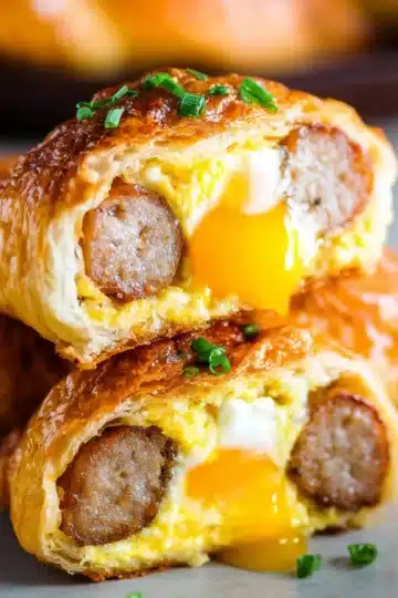 Sausage and Egg Breakfast Rolls