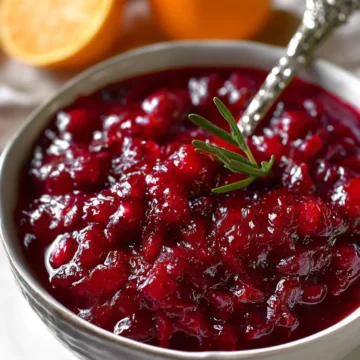 Cranberry Sauce Recipe (5 Ingredients)
