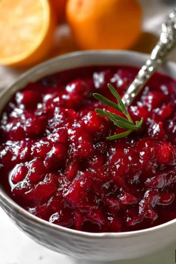Cranberry Sauce Recipe (5 Ingredients)