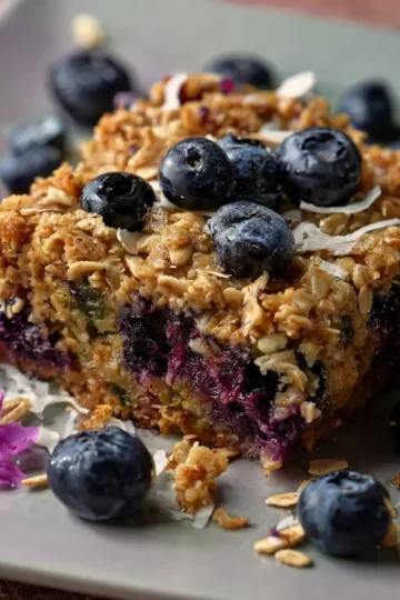 Blueberry Oatmeal Breakfast Bars