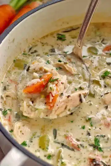 Creamy Chicken and Rice Soup