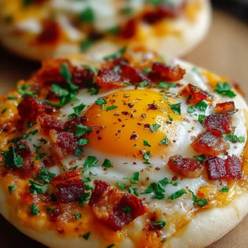 English Muffin Breakfast Pizza