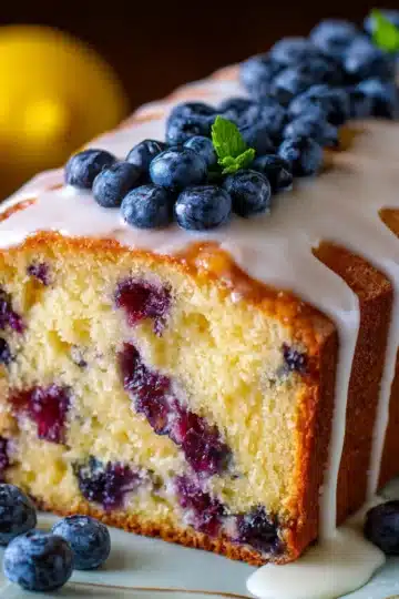 Lemon Blueberry Pound Cake