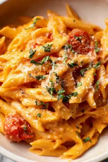 Super Easy Creamy Tomato Pasta