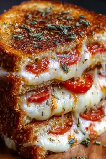 Pizza Grilled Cheese Sandwiches